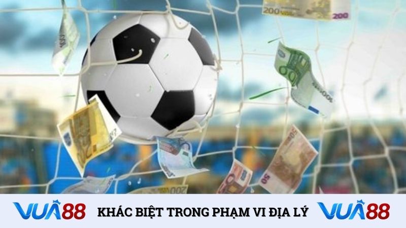 Khác biệt trong phạm vi địa lý